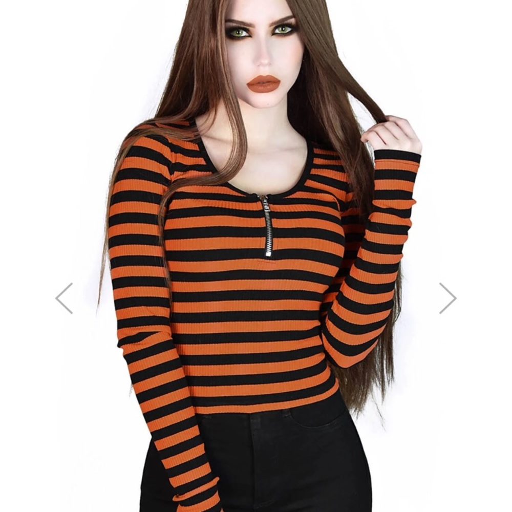 Killstar Izora Pumpkin Crop Top 🎃